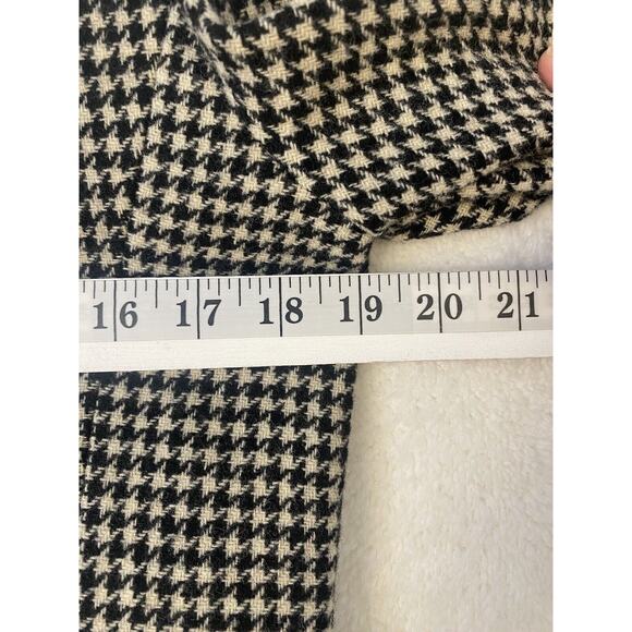 J. crew Women Schoolboy houndstooth Wool Black blazer jacket, Elbow Patch Sz 10 - Picture 11 of 16
